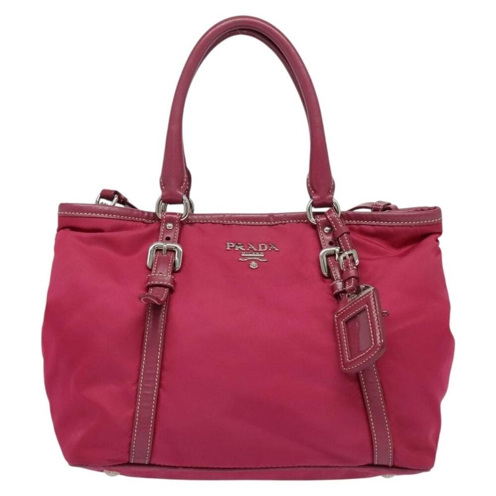 Prada Nylon Tote Bag Pink